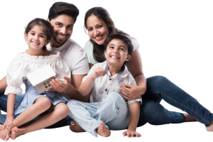 Happy-Indian-Family-Home-Transparent-Image